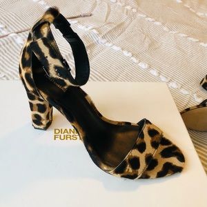 DVF Animal Print Heels